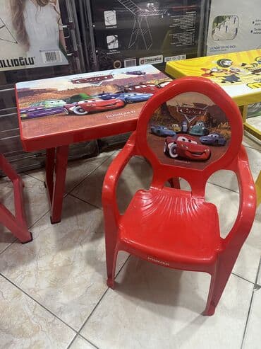 Столы для кормления: Uşaq masa stul dəsti Uşaq dərs masası Uşaq yazı masası Uşaq masa və — 4