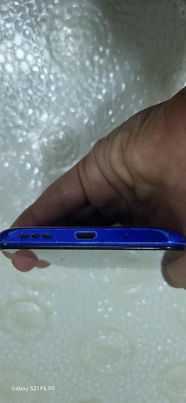 samsung note 2: Redmi 9C, 64 GB, rəng - Mavi, Barmaq izi — 3