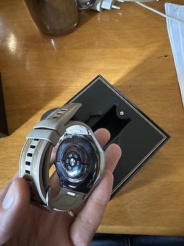 smartwatch hw56 plus: Yeni, Smart saat, Huawei, Sensor ekran, rəng - Ağ — 3