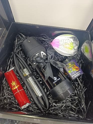 xonca sekilleri: Hədiyyə dəsti – nargilə sevərlərə Dəstin içeri̇yi: - Portativ qəlyan — 2