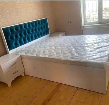 taxt dəsti 50 m: Yeni, İkinəfərlik çarpayı, Bazalı, Matras ilə, Siyirməsiz, Azərbaycan — 2