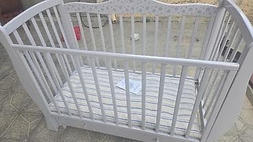 şaxta baba: Uşaq beşiyi – taxta çarpayı - Material: bərk ağac, ekoloji təmiz — 3