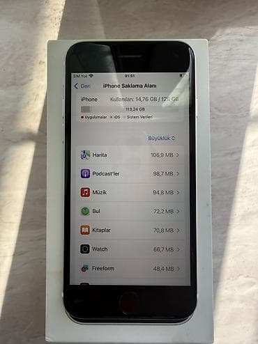 IPhone SE 2020, 128 GB, Ağ, Barmaq izi, Sənədlərlə — 6