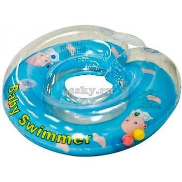кукольный дом: Надувной круг на шею для купания Baby Swimmer 0-36 мес. (6-36 кг) с — 1