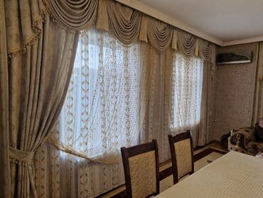 dikey perde: İşlənmiş, Pambıq Pərdə, rəng - Boz, Ünvandan götürmə — 2