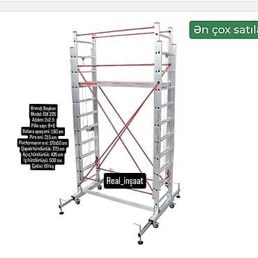 İskələ – Beykon İSK 230/225 tipli alüminium modul iş platforması - lalafo.az -da İskələ – Beykon İSK 230/225 tipli alüminium modul iş platforması -