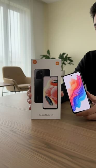 аккумулятор 12: Redmi Note 12, 128 ГБ, цвет - Голубой, Две SIM карты — 1