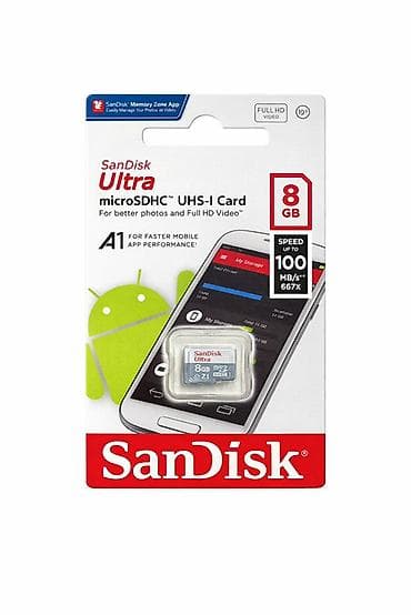 canon eos 1200d: SanDisk Ultra microSD/SDHC/SDXC UHS‑I yaddaş kartları 16GB-17azn — 3