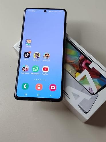 philips xenium 9@9s: Samsung Galaxy A71, 128 GB, rəng - Ağ, İki sim kartlı — 2