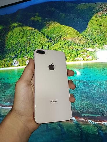 iphone 12 adapter: IPhone 8 Plus, Qızılı, Barmaq izi — 4