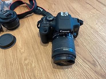 kantofka nedir: Canon Eos 750D Fotoaparatı Fotoaparat az istifade olunub. Sadece vacib — 6