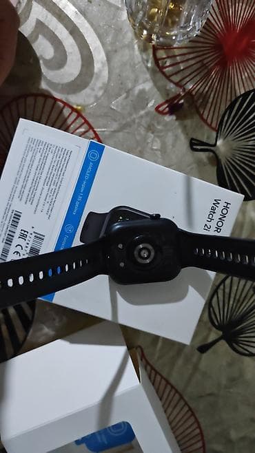 Личные вещи: Смарт часы, Honor, Сенсорный экран, цвет - Черный — 2