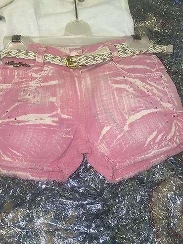 moms 4: Qız uşaqları üçün yay geyim dəsti və denim modelləri - Ağ rəngli — 6