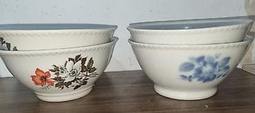 Бытовая химия: Супницы, Набор из 4 шт., цвет - Белый, Керамика, Россия — 4