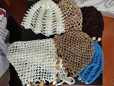 kişi geyimleri: Məhsul: Əl işi toxunma başörtüləri və bandanalar Təsvir: - Xüsusi — 4