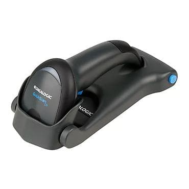kassa printer: Datalogic QuickScan Lite – simsiz barkod skaneri və şarj/dock bazası — 1