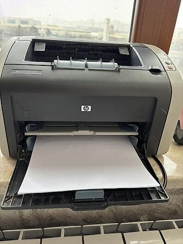 Monitorlar: HP LaserJet 1010 mono lazer printer - Növlər: A4 ölçülü qara‑ağ — 1