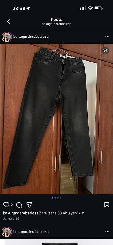 Cinslər, Zara, M, rəng - Qara