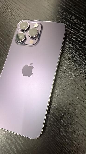 iphone 14 satis: IPhone 14 Pro Max, 256 GB, Deep Purple, Barmaq izi, Face ID — 1