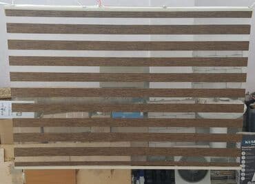 Занавески и тюли: Zebra jalüz, qəhvəyi rəngdədir. Bu jalüzlər evin və ya ofisin — 3