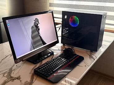hp monoblok: Masaüstü Kompüter dəsti Windows 10 pro Prosessor- Intel(R) Core(TM) — 1