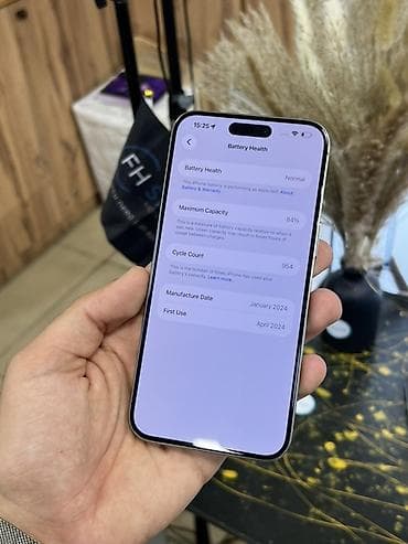 ucuz macbook pro: IPhone 15 Pro Max, 256 GB, Gümüşü, Face ID — 7