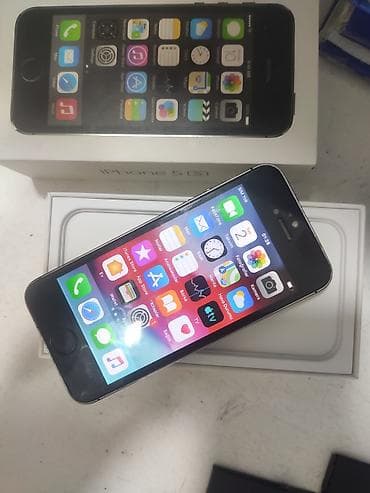 IPhone 5s, 16 GB, Qara, Barmaq izi lalafo.az -da IPhone 5s, 16 GB, Qara, Barmaq izi