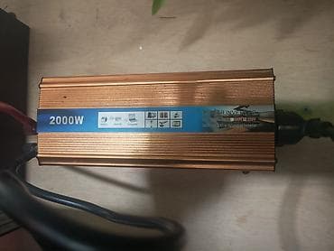 220: 2000W DC-AC güc çeviricisi (Power Inverter) - Giriş: DC 12V — 1