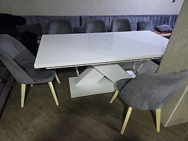 Гостиный стол, Б/у, Нераскладной, MDF, Прямоугольный стол — 2
