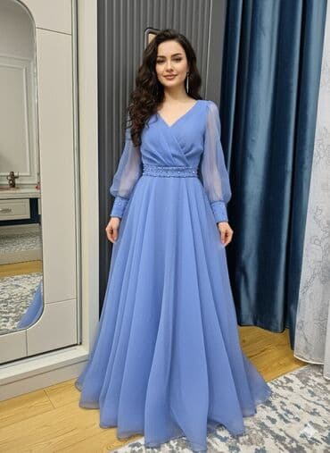 qadın ziyafət geyimləri: Ziyafət donu, Maksi, S — 1