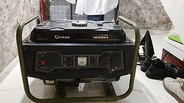 elektrik generatorlarin satisi: Neba HE3600N-6 benzinli generator - Güc çıxışı: 220V AC prizlər (2 — 4