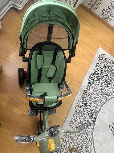 veloiped: Yeni Üç təkərli Uşaq velosipedi 18", sürətlərin sayı: 1, Ünvandan götürmə — 5