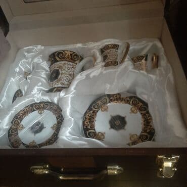 набор ножей zepter: Обеденный набор, цвет - Коричневый, Фарфор, Versace, Италия — 3