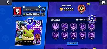 Другое: Brawl Stars oyunu üçün inkişaf etmiş hesab - Kupa yolu: 50.560 - — 2