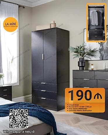 hamam dolabları: 2 qapılı, Siyirməli, Digər rəng, Digər material, Açılan, Düz dolab — 1