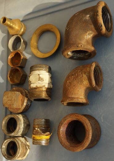 plastik turbalar qiymeti: Metal boru fitinqləri Metal boru fitinqləri satılır. 1 ədəd Dirsək — 2