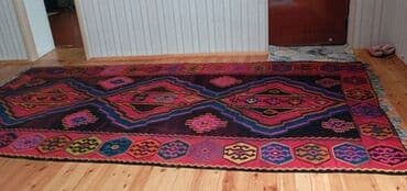 koridor ucun alcipan fiqurlari: Əl naxışlı, rəngarəng kilim/xalça - Üslub: Azərbaycan-Şərq motivli — 4