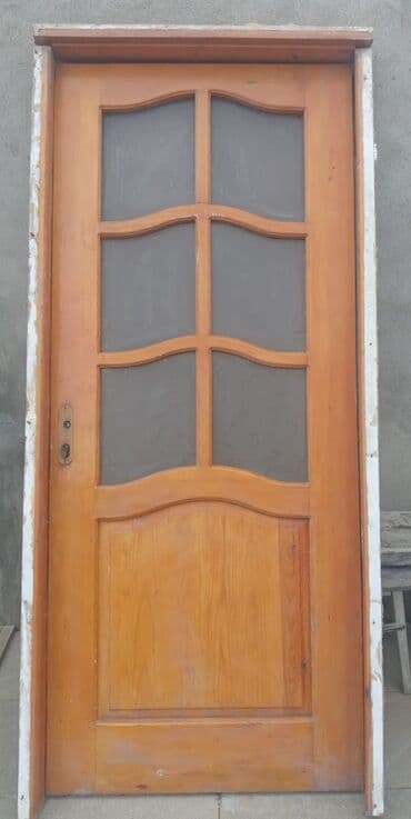 Yataq otağı üçün İşlənmiş Otaq qapısı 90x200 sm Çərçivə ilə, Zəmanətsiz, Ünvandan götürmə