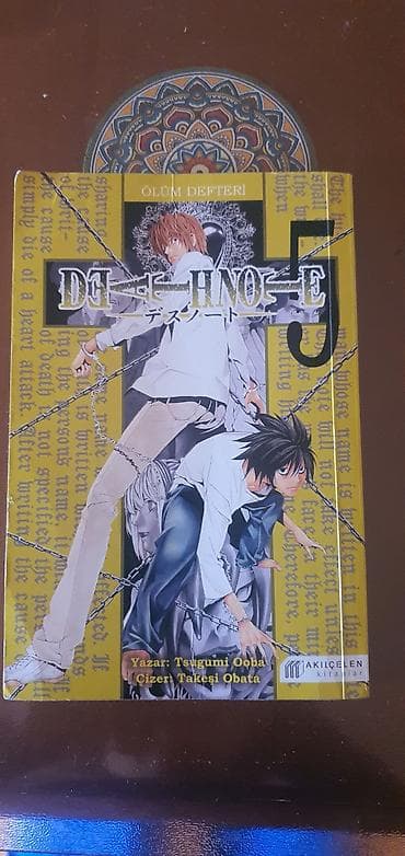 Təzədir. 1 kitab 5 man.“Ölüm Dəftəri” (Death Note) manga kitabları