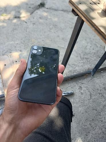 apple 8 plus: IPhone 11, 64 GB, Qara, Barmaq izi, Simsiz şarj, Face ID — 6