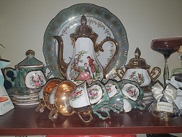 qelyan şuşesi: Çay dəsti, Şüşə, Madonna, 6 nəfərlik — 1