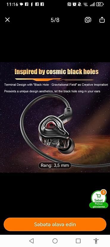 sert disk: Oyun və kommunikasiya üçün naqilli qulaqlıq-mikrofon dəsti - HD — 2