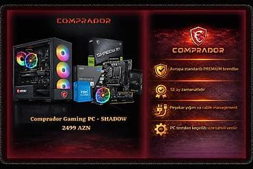 COMPRADOR Gaming PC — SHADOW | RTX 5060 | 2499 AZN Yeni yığılmış
