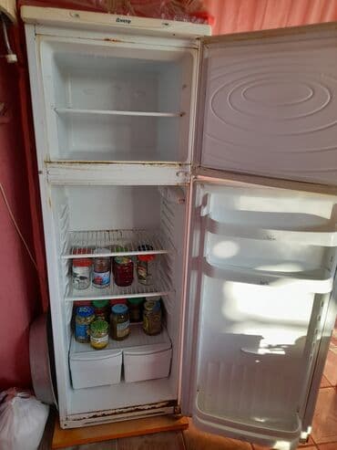 xaladenik 2 ci el: İşlənmiş 2 qapılı Dnepr Soyuducu Satılır, rəng - Ağ — 2