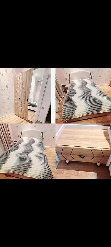 ereb mebeli: Oğlan və qız üçün, İşlənmiş, Təknəfərlik çarpayı, Dolab, Tumba — 1