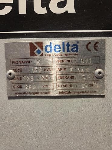 stabilizator satisi: Delta Tənzimləyici 120 kv 3 Faz dır. Yeni kimidir Lazım olmadığı — 2