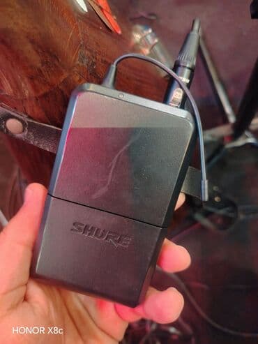 mikrofon satisi: İşlənmiş Simsiz (Bluetooth) Mikrofon Shure, Ünvandan götürmə — 6