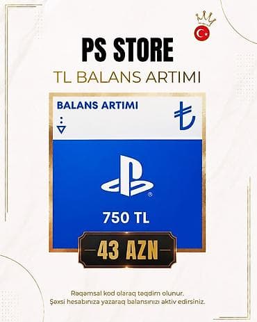 PS Store – TL balans artırma xidməti Türkiyə regionu üçün PlayStation — 3