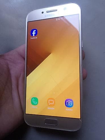 samsung 2 el telefon: Samsung Galaxy A5 2017, 32 GB, rəng - Qızılı — 3