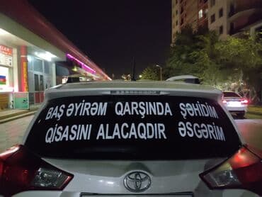 Yük daşımaları: Maşınların üzərinə yazı yazılması şüşələrə setka vinil çəkilməsi — 1